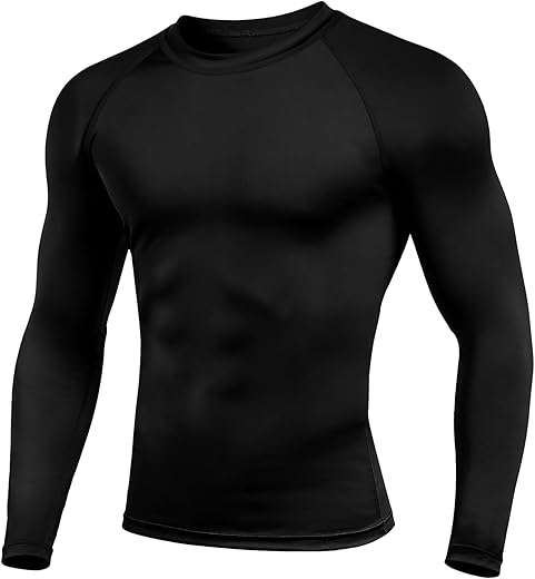 T‑shirt compression manches longues respirant