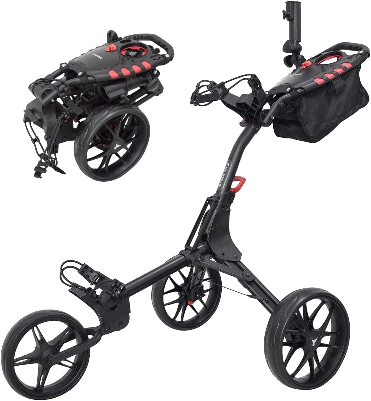 Newfly chariot 3 roues pliable léger